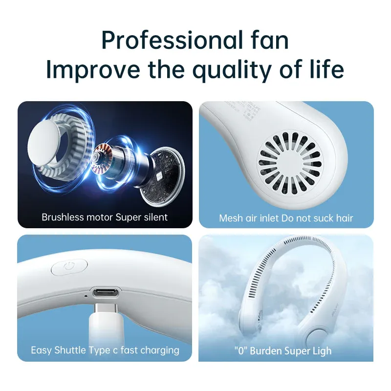 Minsa Collection® Mini Neck Portable Air Cooler Fan