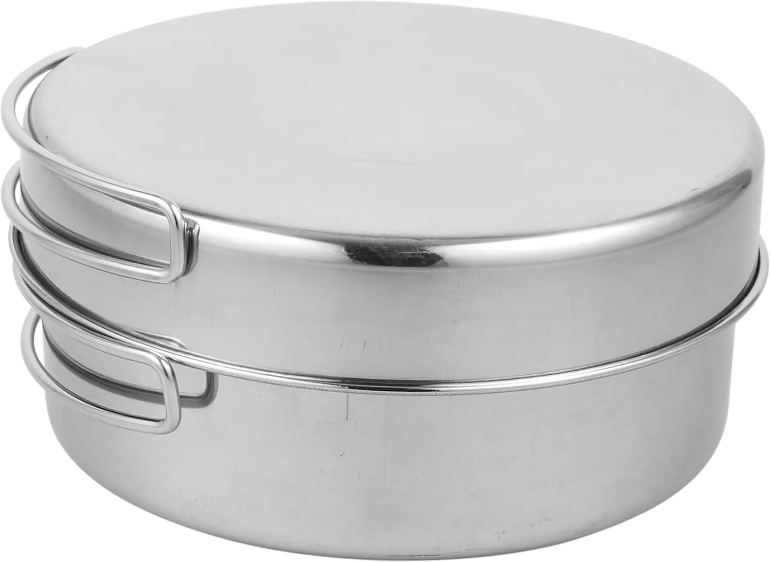 Mipcase Outdoor Camping Pot Saucepan Griddle Tableware Frying Bowl Double Burner Camping Stove Camping Pan