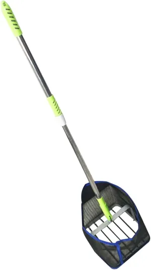 misppro Portable Table Tennis Ball Retriever with Adjustable Telescopic Rod - Stainless Steel Pickup Tool for Ping Pong and Tennis Balls