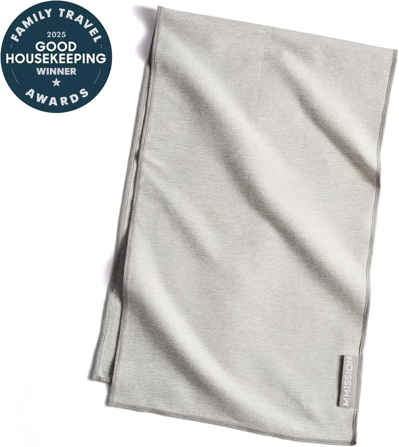 MISSION Original Cooling Towel - Soft, Durable Microfiber - Cools Up to 2 Hours - UPF 50 Sun Protection - Machine Washable
