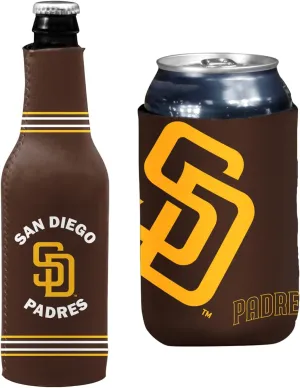 MLB Baseball Can & Bottle Holder Insulator Beverage Cooler