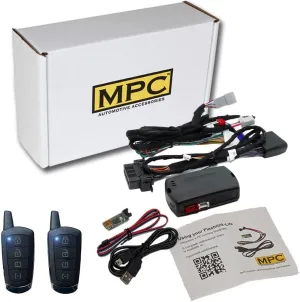 MPC Remote Start Compatible with Dodge Durango 18-24, Journey 18-20, Jeep Grand Cherokee 18-21 || Plug N Play || (2) Extended Range 4 Button 2-Way Remotes - Up to 3,000 ft