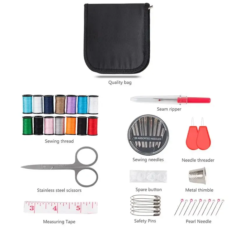 Multi-function Sewing Box Set - DIY Sewing Kits for Hand Quilting, Stitching, Embroidery