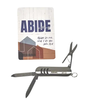 Multi-tool Knife & Card - Abide with Me
