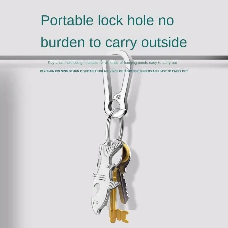 Multifunctional Shark Keychain Knife - Toothpick Tool