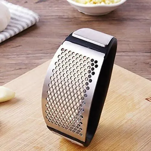 MultiSpace Multi-Function Stainless Steel Manual Garlic Press Grinding Slicer