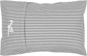 MyPillow Multi-Use Travel Pillow Compact Pillow for On-The-Go Comfort and Sleeping, Portable, Compact, Washable Pillow for Adult and Kids Neck Support [Gray Stripe]