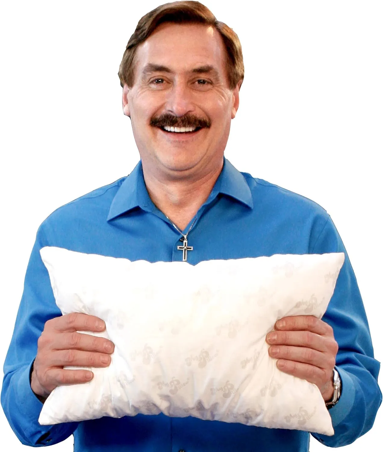 MyPillow Multi-Use Travel Pillow Compact Pillow for On-The-Go Comfort and Sleeping, Portable, Compact, Washable Pillow for Adult and Kids Neck Support [Gray Stripe]