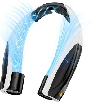 Neck Fan – Portable Neck Fan Rechargeable with 6 Adjustable Speeds, 360°Neck Cooler, Upgraded Long-lasting Wearable Fan for Hot Weather, Travel, Outdoor, Office, Camping, Men & Women