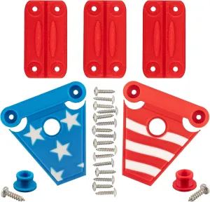 NeverBreak Parts - Igloo Cooler Replacement Parts - Large Repair Kit | High Strength Igloo Cooler Hinges Replacement with Latches | Ice Chest Repair Kit