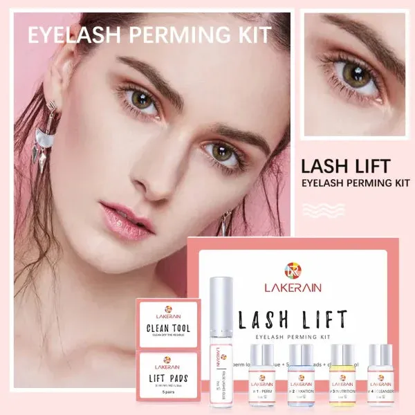 New Lash Lift Kit – Long-Lasting Eyelash Perming Lotion & Fixation Glue for Home or Salon Use