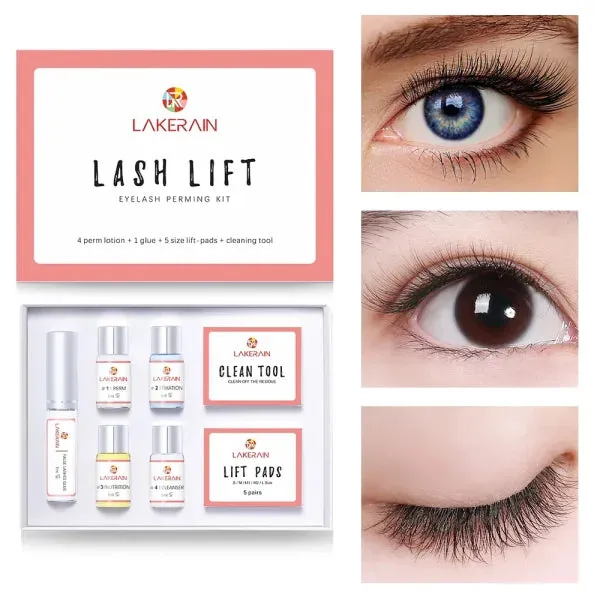New Lash Lift Kit – Long-Lasting Eyelash Perming Lotion & Fixation Glue for Home or Salon Use