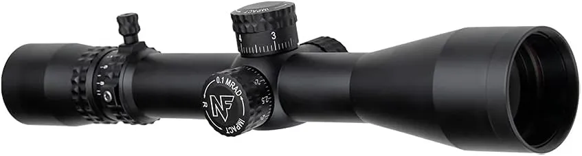 Nightforce NIGHTFORCENXS 2.5-10x42mm F2 30mm Tube Durable Precise Accurate Black Gun Scope - ZeroStop Parallax Adjustable Second Focal Plane Illuminated Hunting Scope