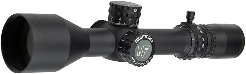 Nightforce NX8 2.5-20X50mm 8X Zoom Range Ultra-Compact Rugged Razor-Sharp Hunting Scopes | Various Reticle Options
