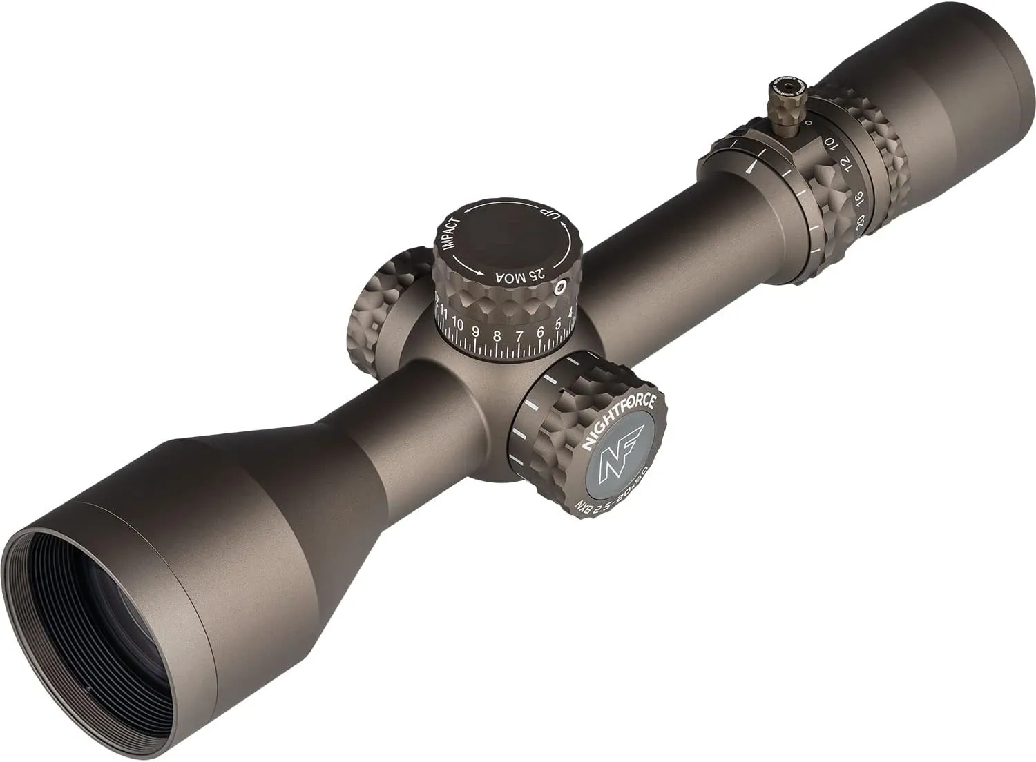 Nightforce NX8 2.5-20X50mm 8X Zoom Range Ultra-Compact Rugged Razor-Sharp Hunting Scopes | Various Reticle Options