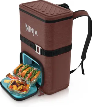 Ninja FrostVault Go 24-Can Backpack Soft Cooler with Cold Dry-Zone Storage