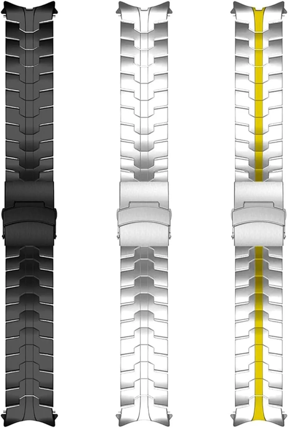No Gaps Stainless Steel Strap Compatible With 44mm 40mm Classic 4 46mm 42mm Band Metal Belt Bracelet Watchbands
