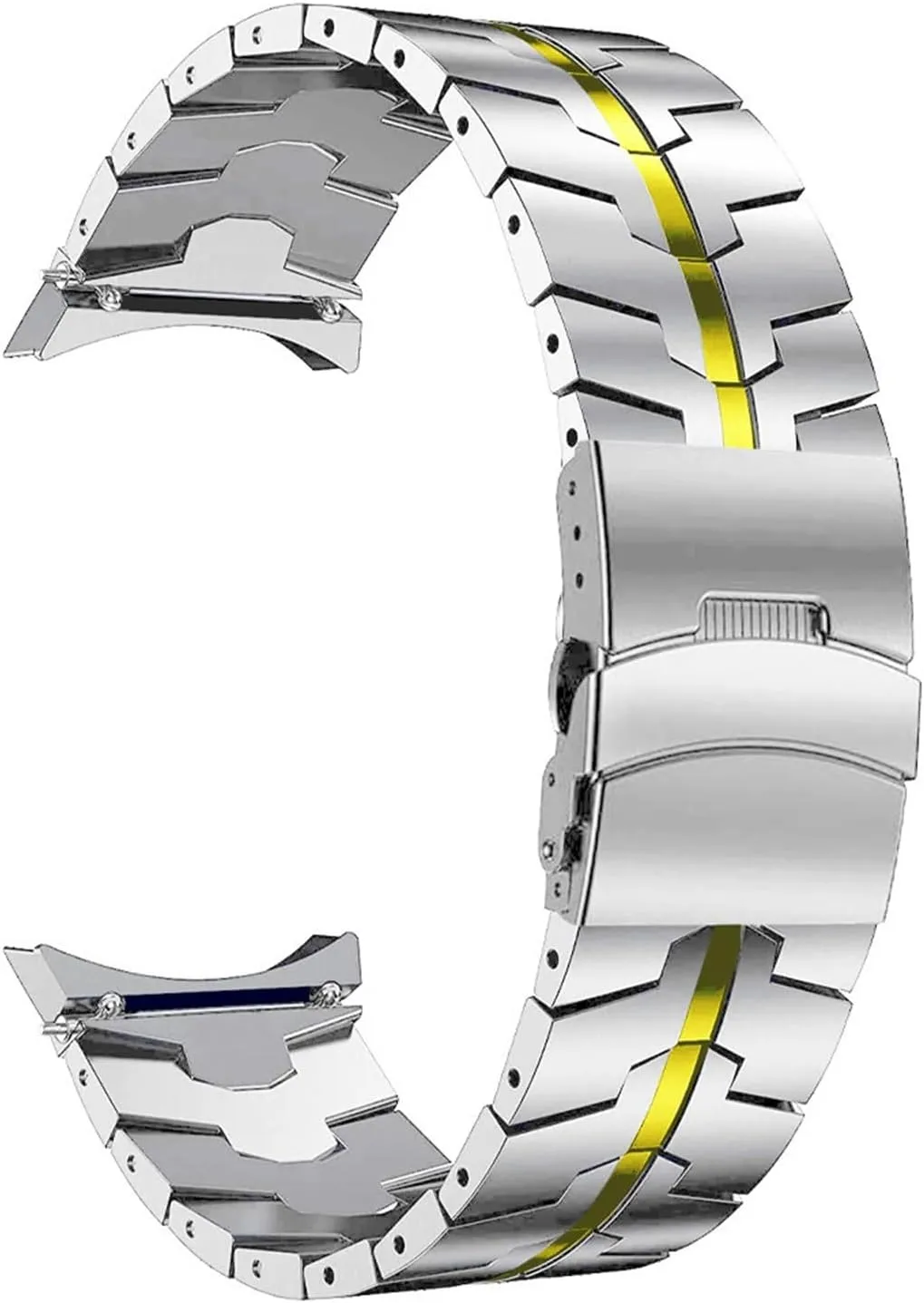 No Gaps Stainless Steel Strap Compatible With 44mm 40mm Classic 4 46mm 42mm Band Metal Belt Bracelet Watchbands