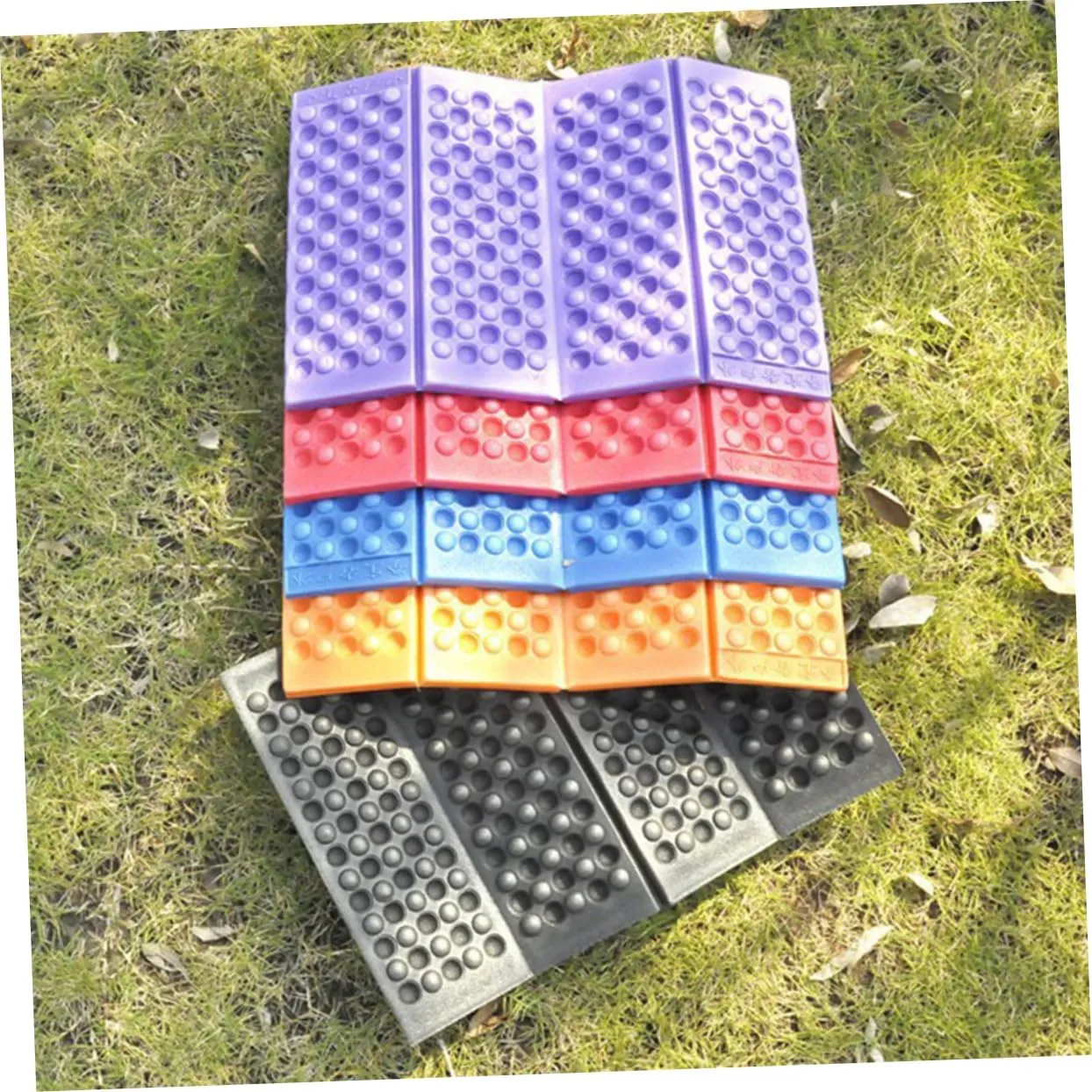 NOLITOY 10pcs Picnic Mat Foldable Multi-Functional Beach Pad for Outdoor Travel Camping Hiking and Picnics Lightweight Xpe Material Mixed Colors