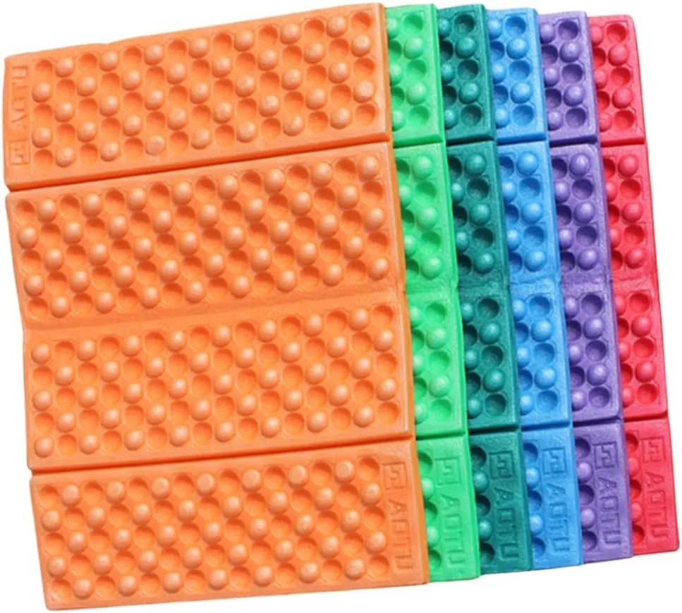 NOLITOY 10pcs Picnic Mat Foldable Multi-Functional Beach Pad for Outdoor Travel Camping Hiking and Picnics Lightweight Xpe Material Mixed Colors