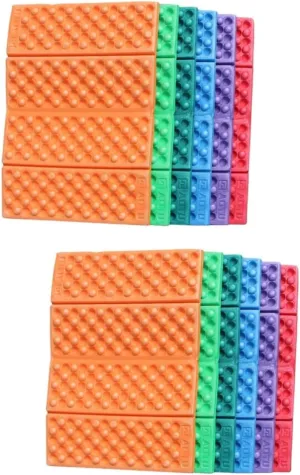 NOLITOY 10pcs Picnic Mat Foldable Multi-Functional Beach Pad for Outdoor Travel Camping Hiking and Picnics Lightweight Xpe Material Mixed Colors