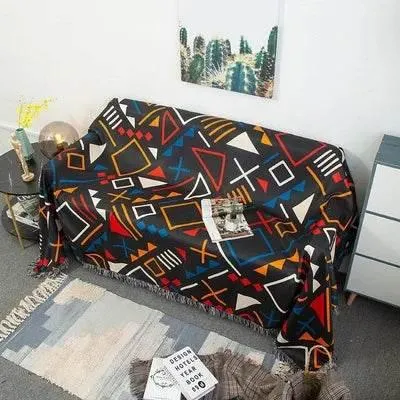 Nordic Bohemia Waterproof Sofa Blanket – Stylish & Functional