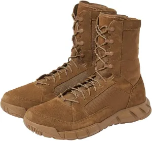 Oakley Men's Coyote Leather Light Assault Boot 2 with Nylon Laces Lock System and Breathable Synthetic Material Sized 6.5