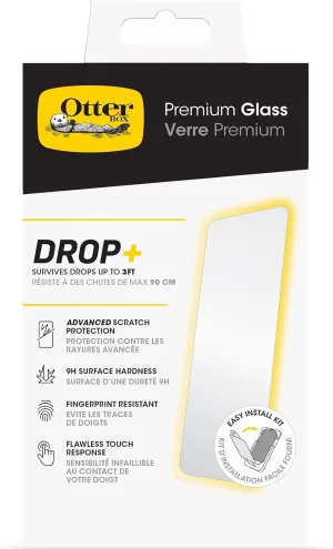 OtterBox iPhone 15 Pro (Only) Premium Glass, Scratch Protection, Flawless Touch Response, Fingerprint Resistant, Easy Installation