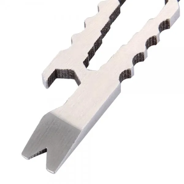 Outdoor Skull Design Multi-Function Stainless Steel Tool Silver S