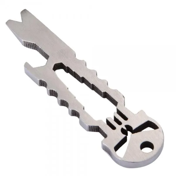 Outdoor Skull Design Multi-Function Stainless Steel Tool Silver S