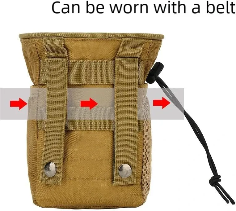 Outdoor Tactical Waist Bag, Multi-Functional Sports Portable Tool molle, Belt Slingshot Small Storage Hanging Bag