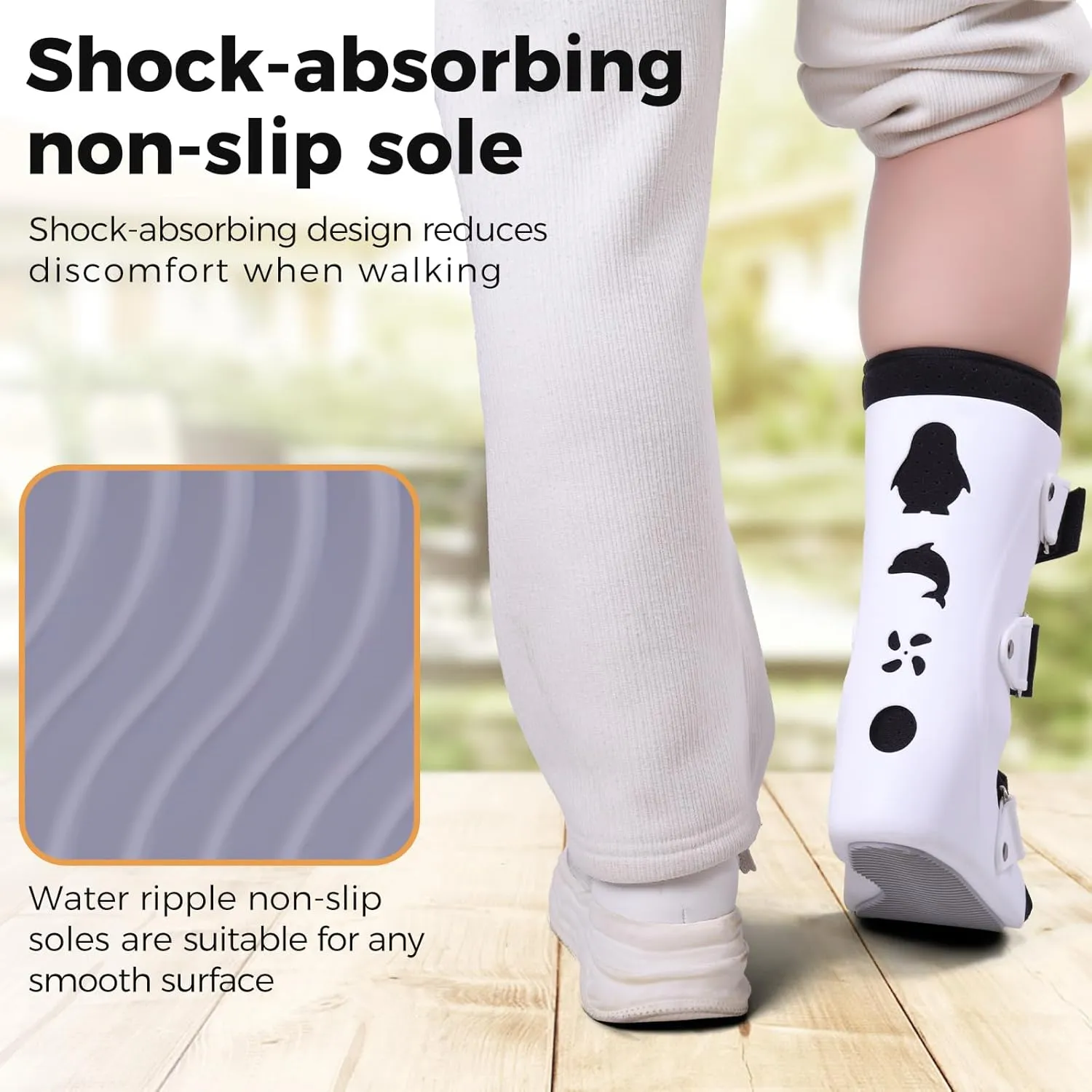 Pediatric Walking Boot For Kids,Fracture Boot for Kids, Orthopedic Support Shoe for Youth Ankle Break Injury, Kid's Stress Metatarsal Bone Fracture, Broken Foot or Toe Recovery Cast, Right(L)