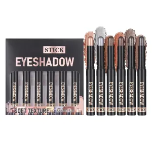 Pencil Eyeshadow Stick - Stick Eye Shadow for Women,Matte Long-Lasting Brightener Waterproof Pens Applicator Makeup Set for Girls Women Travel Party Wedding