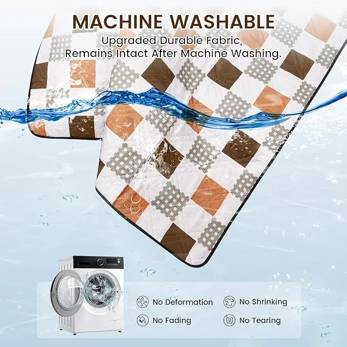 Picnic Blankets,80''x80'' Extra Large Picnic Blankets,Outdoor Picnic Blankets Waterproof Foldable for 6 to 8 Adults,Picnic Mat for Camping Beach Grass Lawn Park