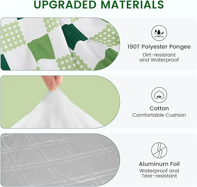 Picnic Blankets,80''x80'' Extra Large Picnic Blankets,Outdoor Picnic Blankets Waterproof Foldable for 6 to 8 Adults,Picnic Mat for Camping Beach Grass Lawn Park