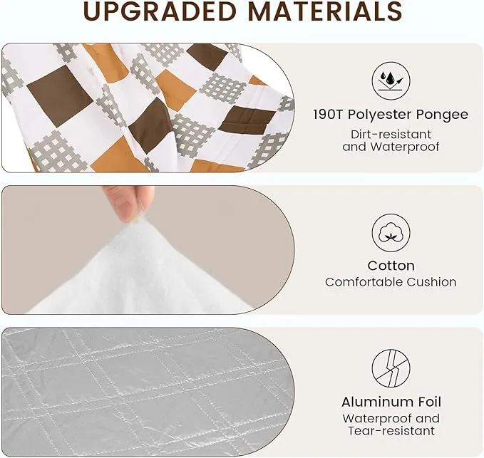 Picnic Blankets,80''x80'' Extra Large Picnic Blankets,Outdoor Picnic Blankets Waterproof Foldable for 6 to 8 Adults,Picnic Mat for Camping Beach Grass Lawn Park