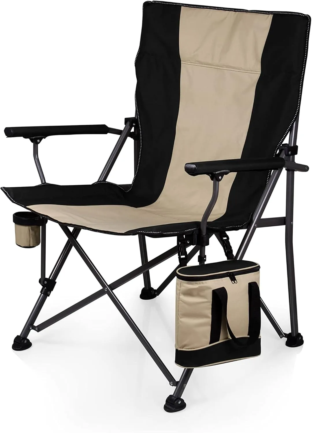 PICNIC TIME NFL Unisex-Adult NFL Big Bear XXL Camp Chair with Cooler, Heavy Duty Beach Chair, 500 lb Capacity Camping Chair with Carry Bag, NFL Team Logo