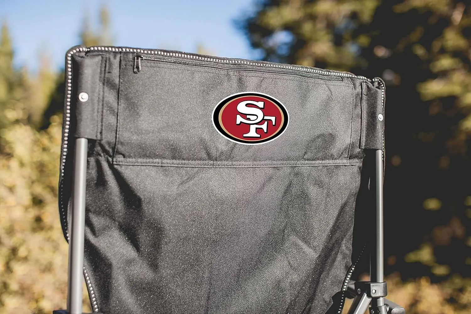 PICNIC TIME NFL Unisex-Adult NFL Big Bear XXL Camp Chair with Cooler, Heavy Duty Beach Chair, 500 lb Capacity Camping Chair with Carry Bag, NFL Team Logo