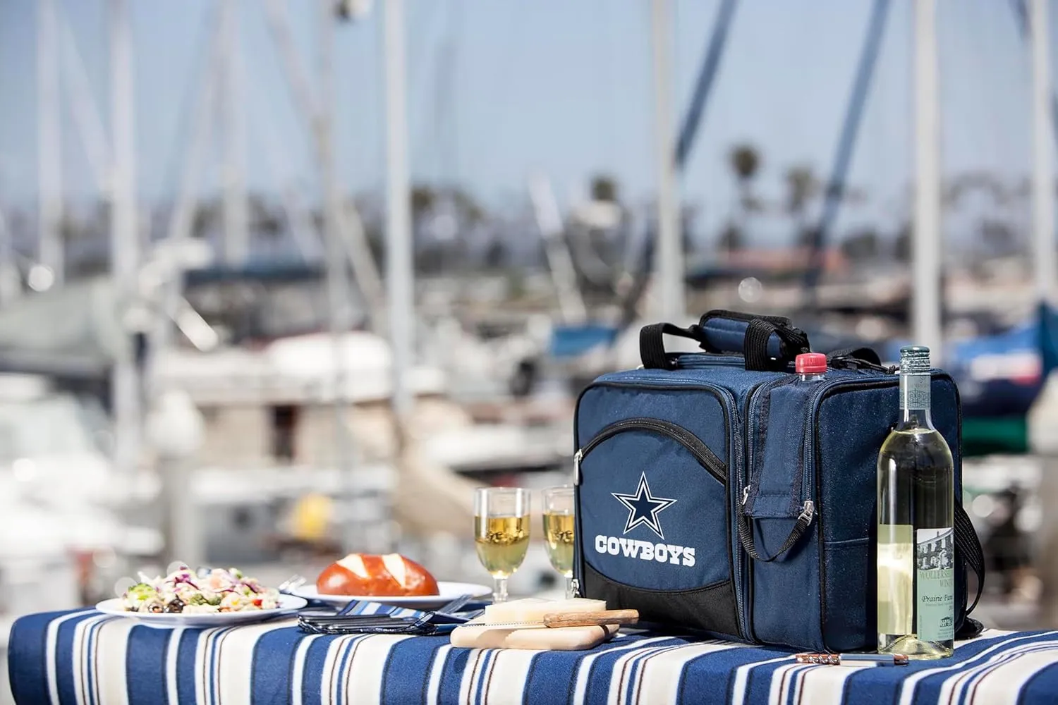 PICNIC TIME NFL Unisex-Adult NFL Malibu Picnic Basket Cooler