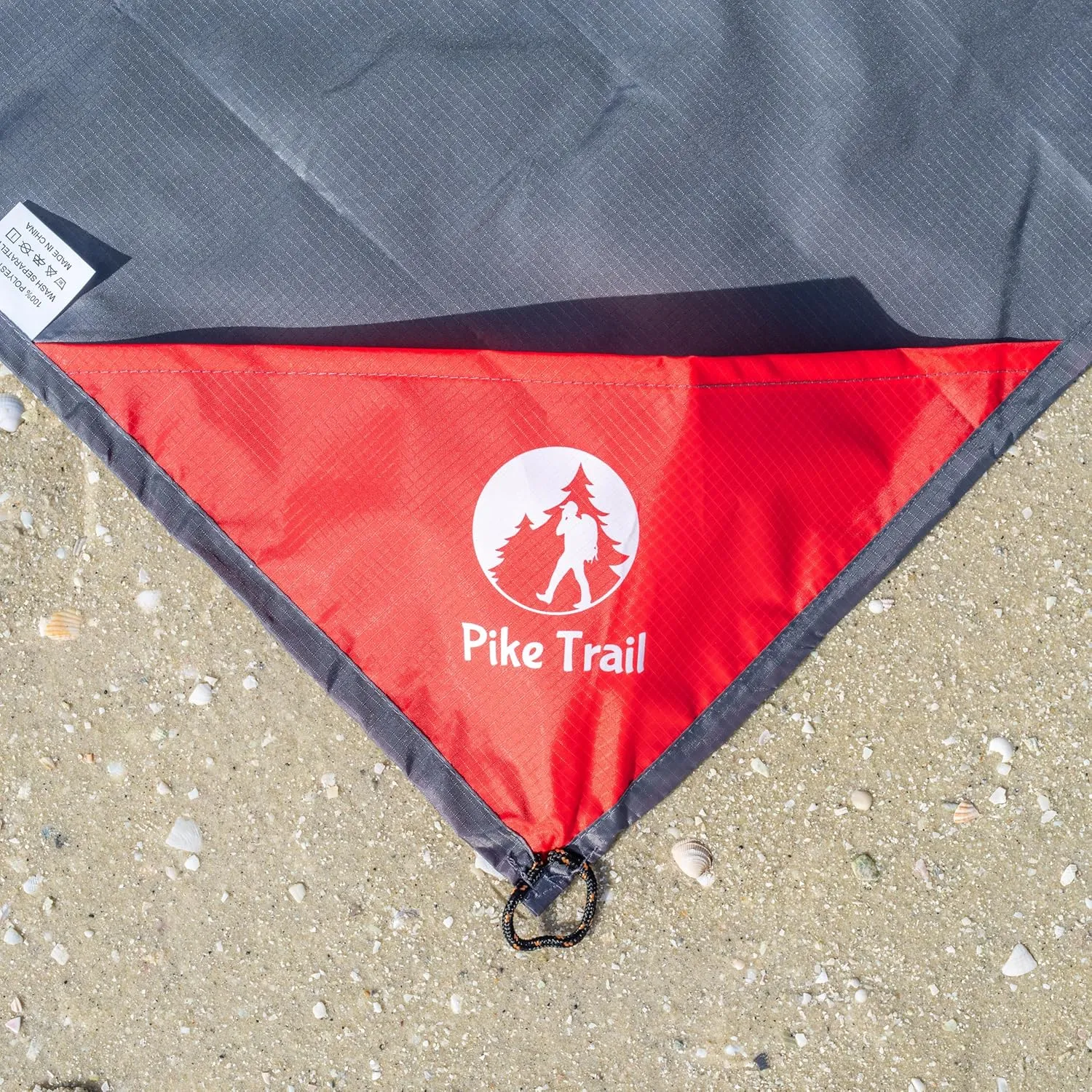 Pike Trail Pocket Beach Blanket (60 in X 56 in) – Lightweight, Sand Proof, Waterproof Picnic Blanket for Hiking, Camping, Picnics, Travel and Beach Trips