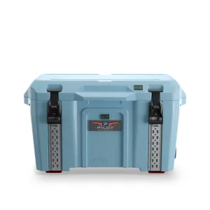 Pilot Outdoors® Premium Ice Chest Cooler Model 50/80 (Light Blue)