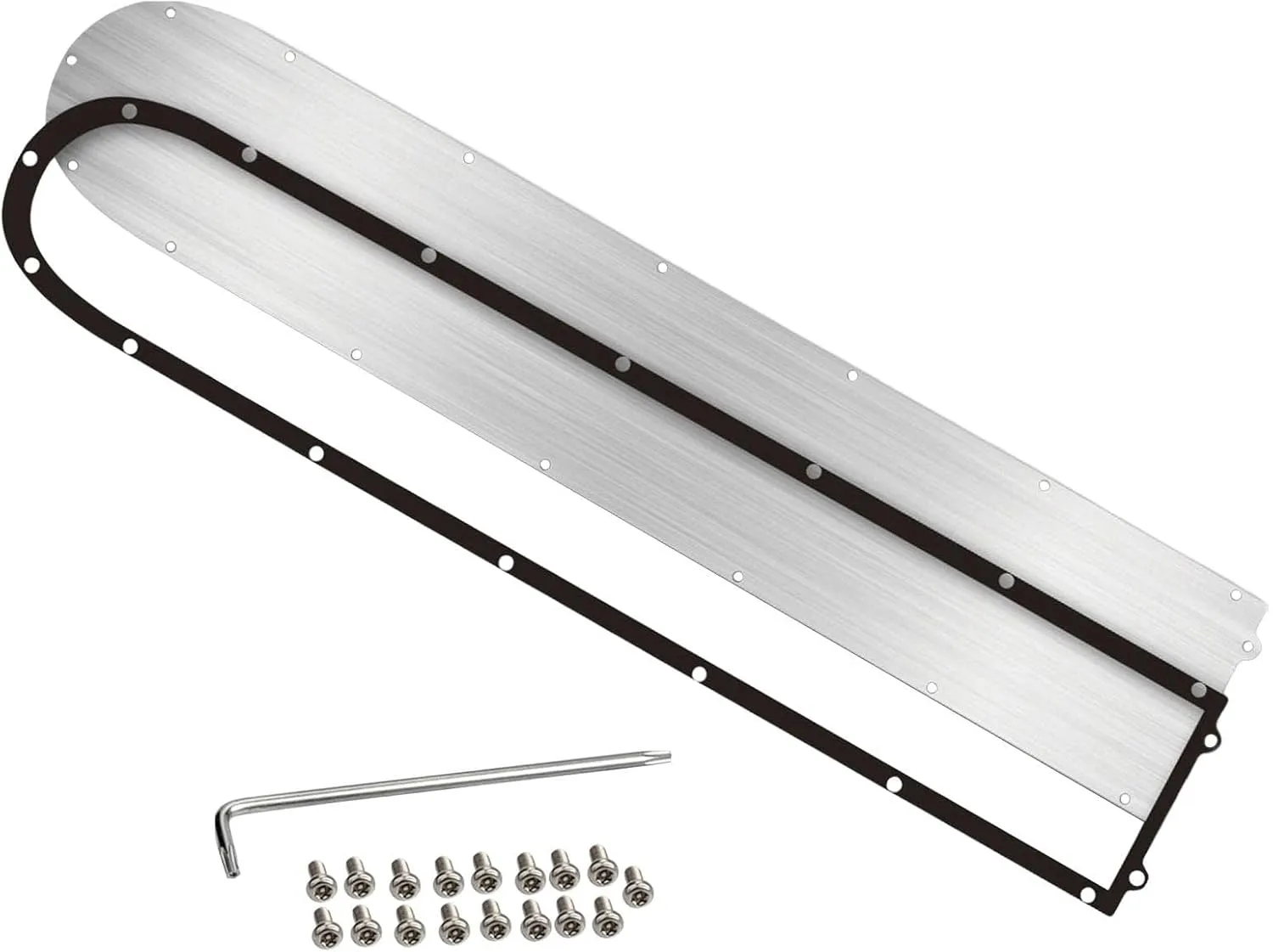 pistro Electric Scooter Battery Bottom Cover Waterproof Stainless Steel Plate for M365 1S Pro Pro2 G30 Max with Anti-Theft Screws and Tool