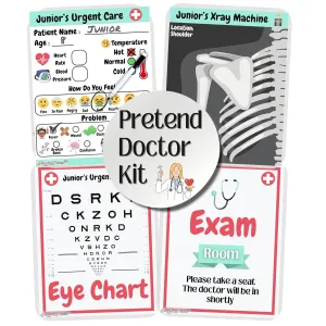 PlayfulPrints Doctor Kit For Kids, Kids Doctor Playset, Doctor Toys, Play Doctor Set For Kids, Toy Doctor Kit, Kids Dr Kit, Doctor Toy, Dr Toys, Kids Dr Set, Medical Kit For Kids and Toddlers