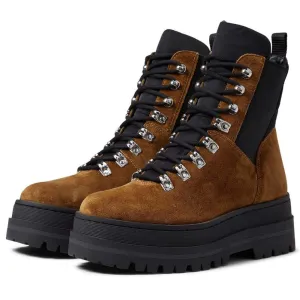 Plune Lace Up Leather Boots