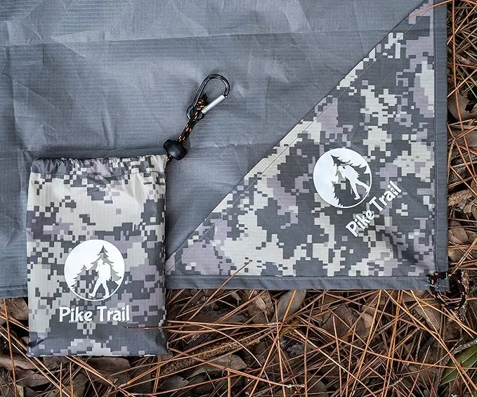 Pocket Blanket -Compact Picnic Blanket (60"x 56") - Sand Proof Beach Blanket / 100% Waterproof Ground Cover. Great Outdoor Blanket for Hiking, Camping, Picnics, Travel and Beach Trips!