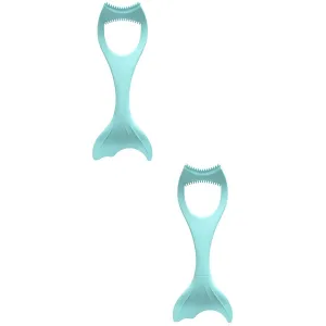 POPETPOP 2pcs Women Eyeliner Makeup Aid Tool Silicone Eyeliner Applicator Multi-functional Eye Makeup Tool for Beginners Easy to Clean Lightweight and Wear-resistant for Lash Lines and Eye