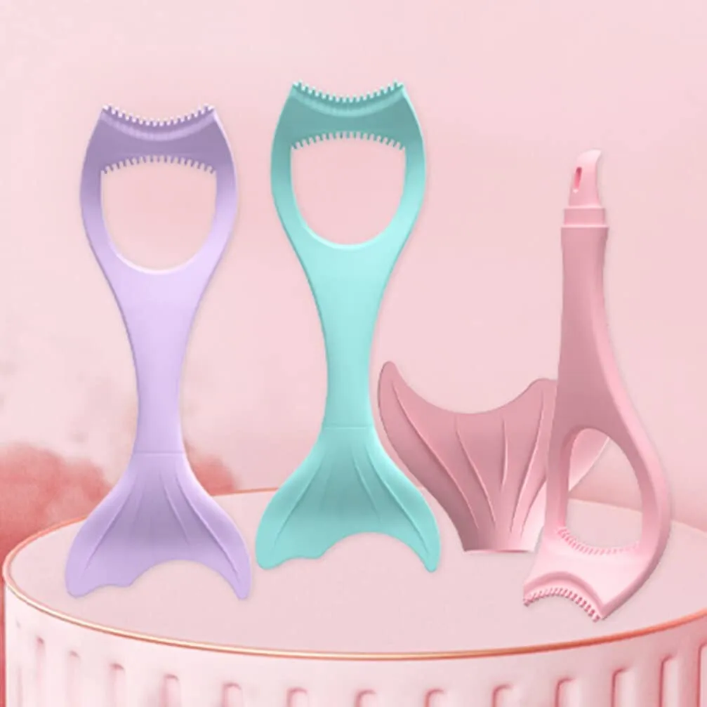 POPETPOP 2pcs Women Eyeliner Makeup Aid Tool Silicone Eyeliner Applicator Multi-functional Eye Makeup Tool for Beginners Easy to Clean Lightweight and Wear-resistant for Lash Lines and Eye