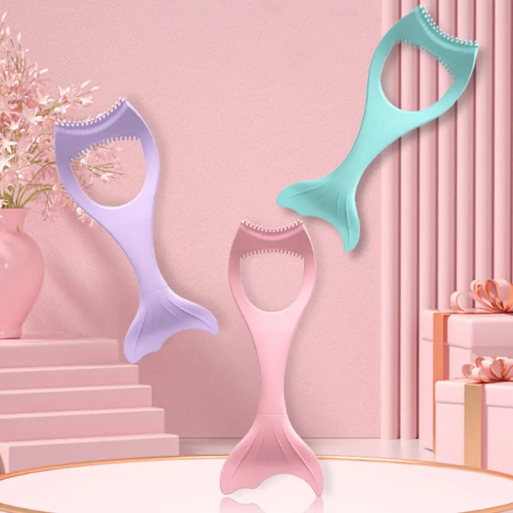 POPETPOP 2pcs Women Eyeliner Makeup Aid Tool Silicone Eyeliner Applicator Multi-functional Eye Makeup Tool for Beginners Easy to Clean Lightweight and Wear-resistant for Lash Lines and Eye