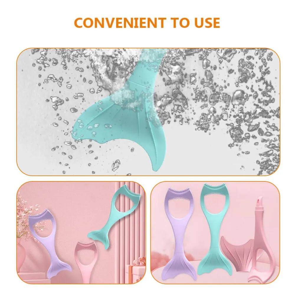 POPETPOP 2pcs Women Eyeliner Makeup Aid Tool Silicone Eyeliner Applicator Multi-functional Eye Makeup Tool for Beginners Easy to Clean Lightweight and Wear-resistant for Lash Lines and Eye