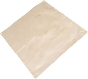 POPETPOP Fire Protection Blanket Home BBQ Protective Cloth Flame Resistant Mat for Fire Pit Camping Fireproof Sheet